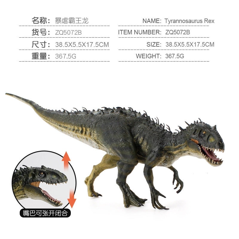 Large Movable Tyrannosaurus Rex Dinosaur Model Toy for Boys Solid Plastic Figure|Kids Toys & Collectibles