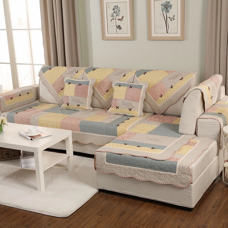 [Mileia] Cotton Bow Sofa Cushion Quilted Multi-function Cushion, Three Colors Available|Home Decor Cushions