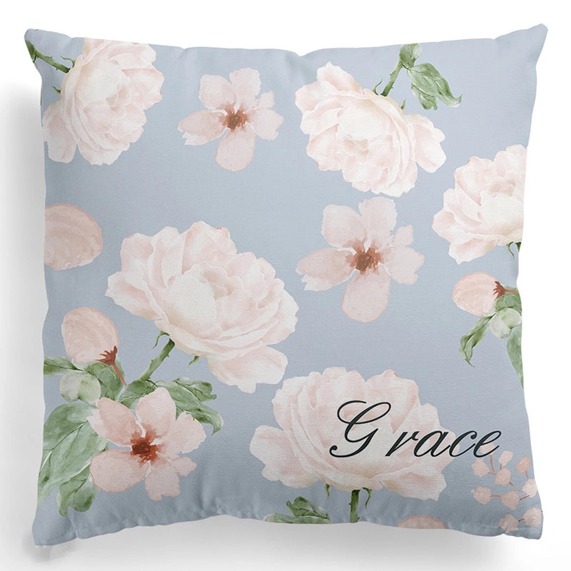 European Retro Floral Pillowcase with Geometric Plaid Design|Home Decor Cushions
