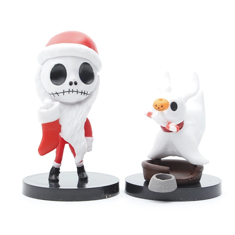 Christmas Night Cry Model Toy Halloween Jack Figure Desktop Car Ornament Gashapon Doll|Toys & Collectibles