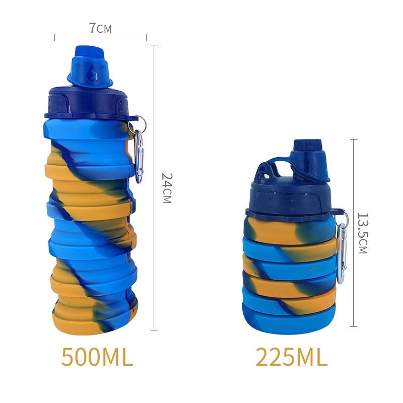 Camouflage Pattern Silicone Water Bottles | Drinkware & Hydration Accessories
