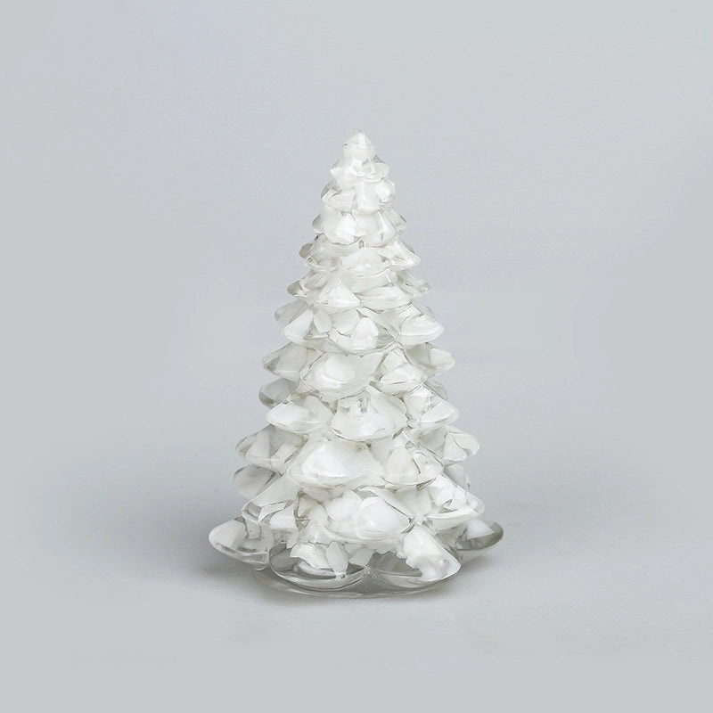 Minimalist Synthetic Resin Christmas Tree Ornaments | Holiday Decorations