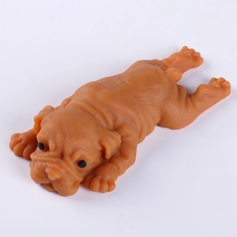 Adorable Soft Rubber Cartoon Dog Stress Relief Finger Press Toy | Stress Relief Toys