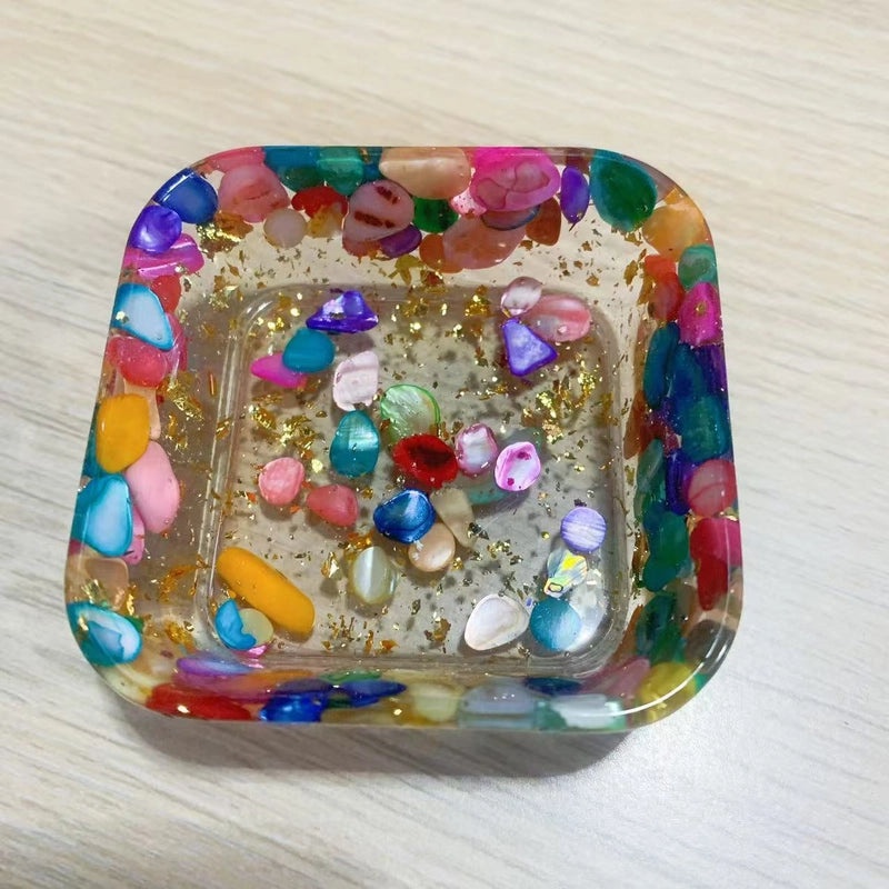 Minimalist Heart Shaped Resin Crystal Pendant Necklace|Jewelry & Accessories