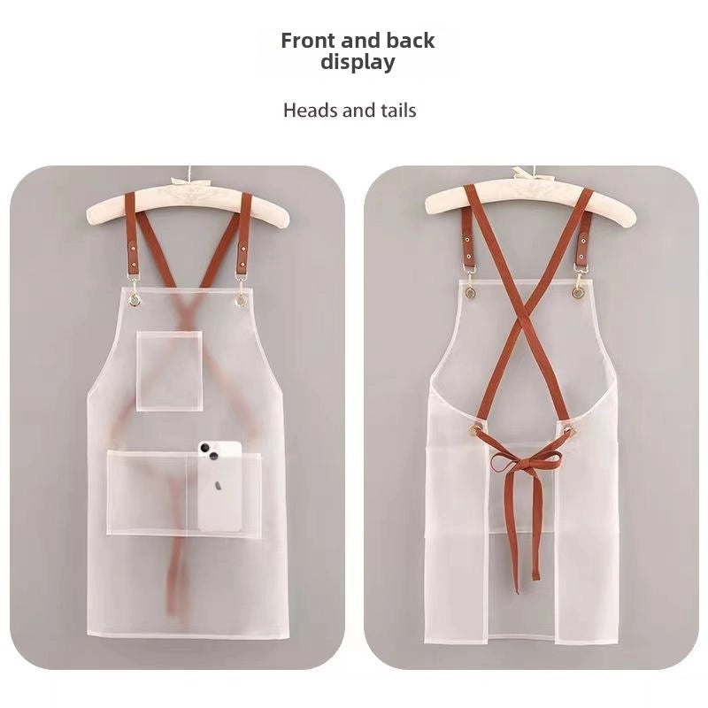 Waterproof Oil-proof Sleeveless Apron for Men and Women | Kitchen Cooking Workwear