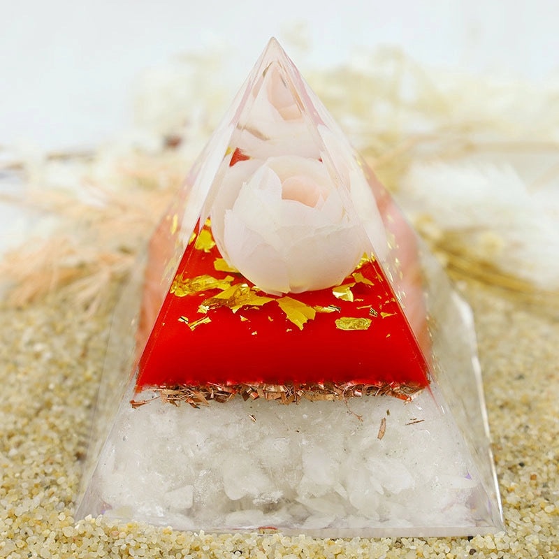 Minimalist Pyramid Resin Crystal Ornament|Home Decor