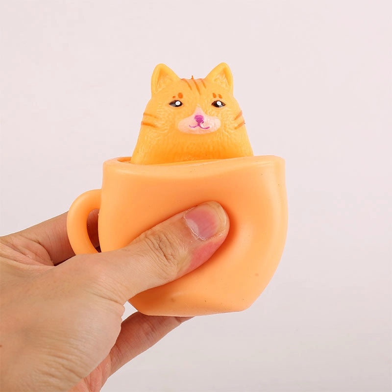 Cat Fidget Toys Durable PVC Material Sensory Stress Relief Toys | Sensory & Fidget Toys