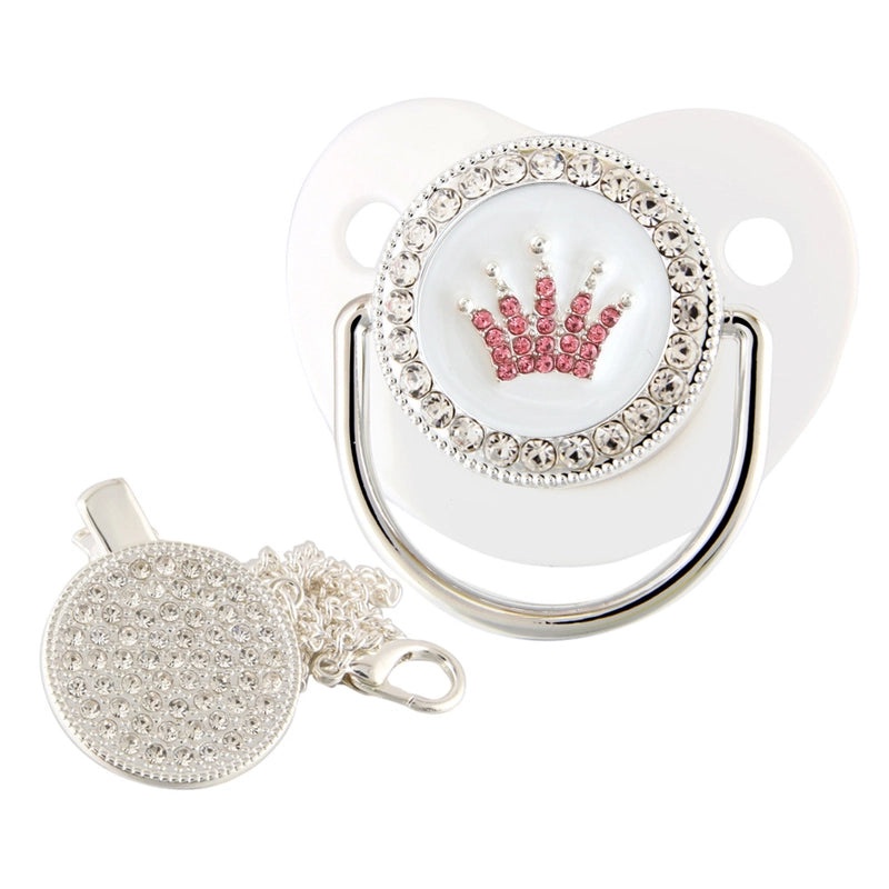 Adorable Double Heart Crown Silicone Baby Accessories|Baby Accessories & Jewelry