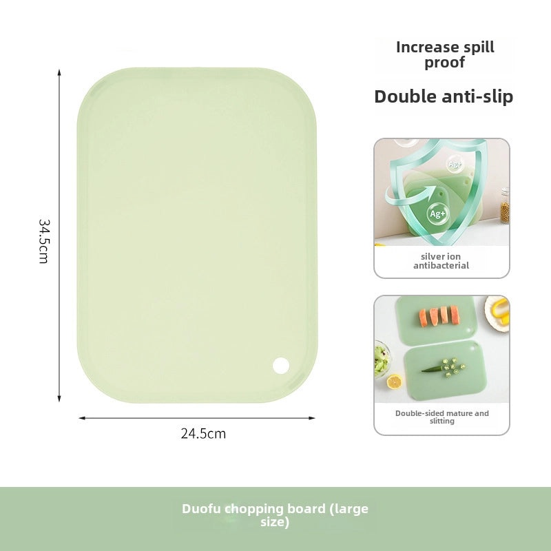 FaSoLa Japanese Non-Slip Plastic Double-Sided Chopping Board for Raw & Cooked Food | Kitchen & Dining