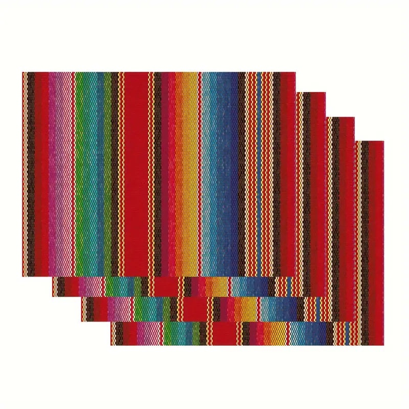 Romantic Minimalist Heart Letter Linen Placemat for Valentine’s Day | Home Decor & Tableware