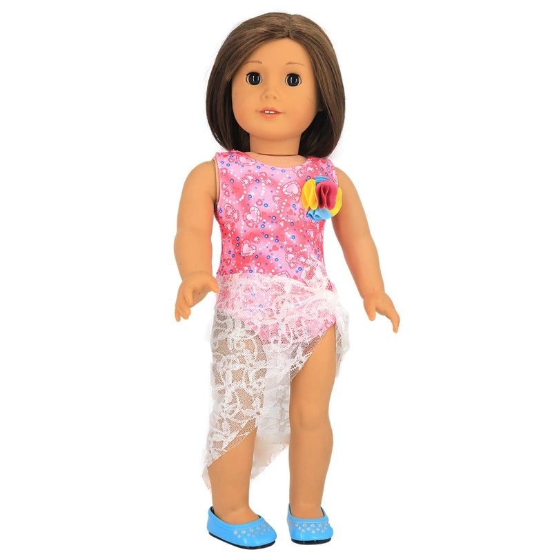 18-inch American Girl Doll Summer Swimsuit for 43cm Dolls | Doll Clothes & Accessories