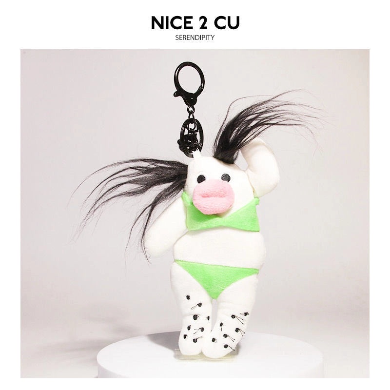 Escape Mad Stinky Things Plush Doll Keychain | Creative Mental Stability Pendant | Accessories & Keychains