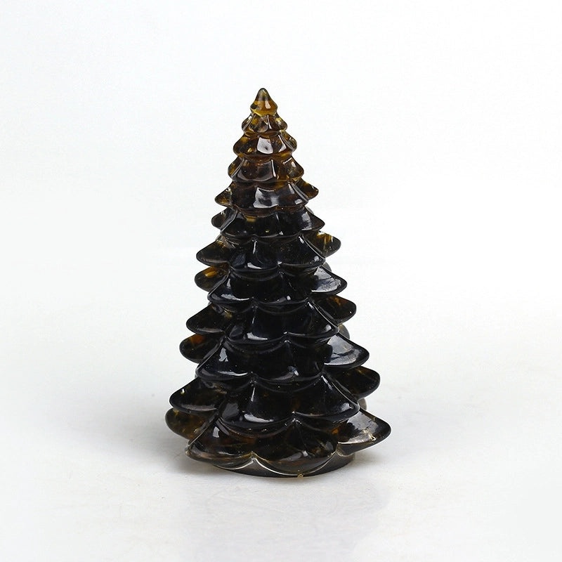 Minimalist Synthetic Resin Christmas Tree Ornaments | Holiday Decorations