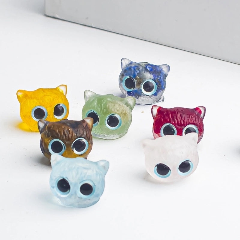 Minimalist Cat Crystal Ornament Natural Stone Decorative Figurine|Home Decor