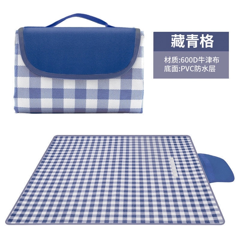 Waterproof Oxford Cloth Picnic Blanket in Solid Pastoral Colors | Outdoor Picnic Accessories