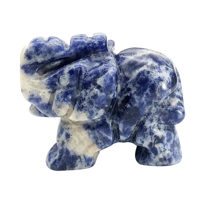 Set of 5 Minimalist Elephant Crystal Figurines | Home Decor Ornaments|Artificial Decorative Accessories|Elegant Table Decorations|Gift Ideas|Deco