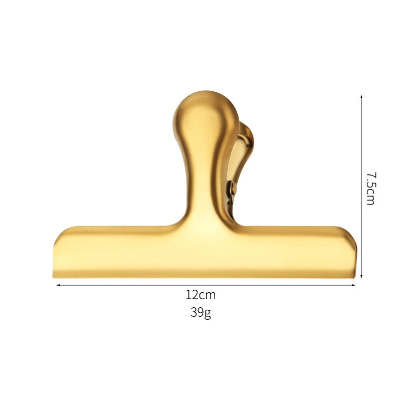 Sleek Solid Color Stainless Steel Clip with Anti-Drop Feature|Jewelry Accessories