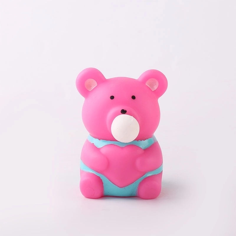 Christmas Stress Relief Squeeze Puff Bubble Toy Cartoon Rebound Doll Vinyl Decompression Fun|Stress Relief Toys