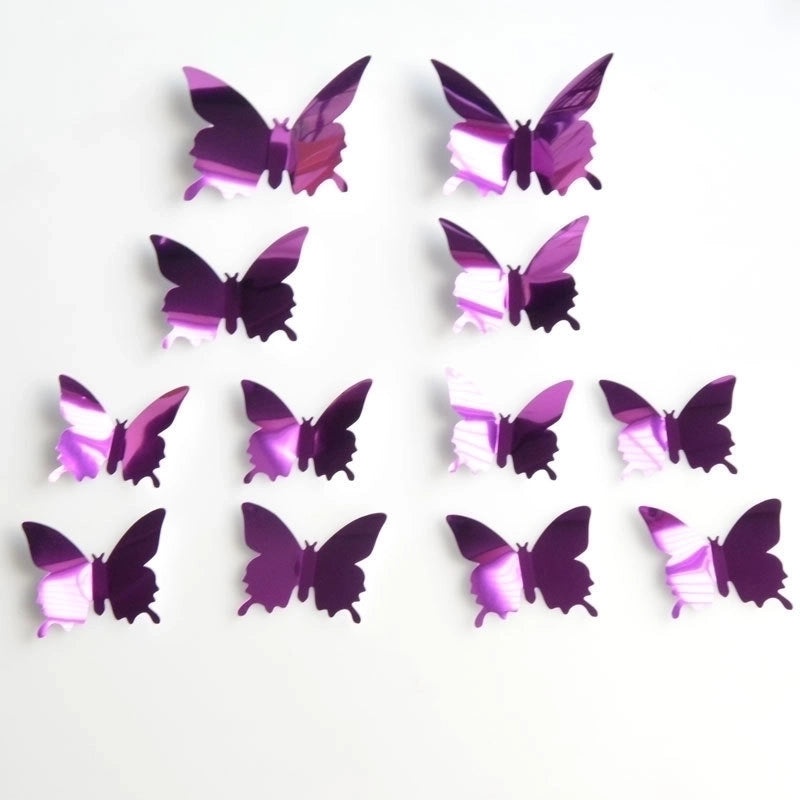 3D Butterfly Mirror Wall Stickers for Bedroom Decoration | Home Decor