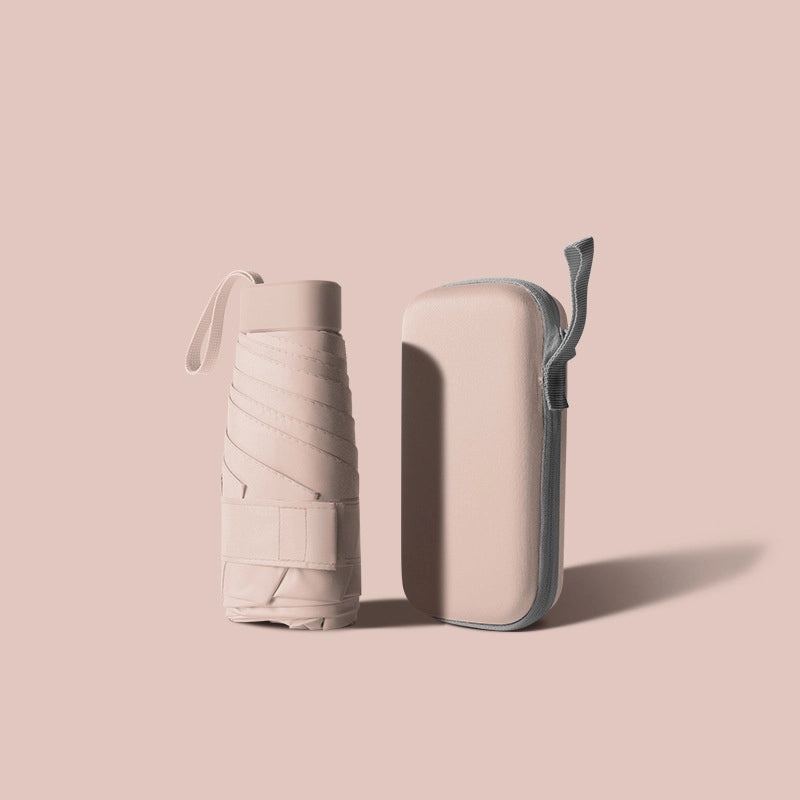 Ultra Light 60% UV Protection Folding Sun Umbrella for Women | Portable Pocket Sunshade with Custom Logo | Promotional Item | Fashion Accessories