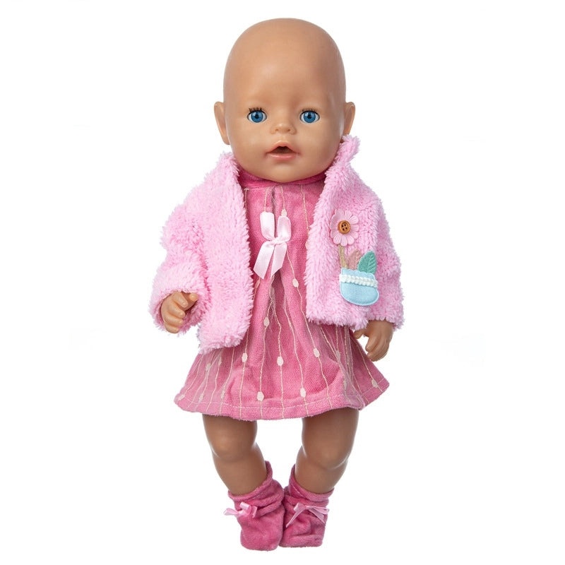 Baby Doll One-piece Outfit Soft Baby Clothes Toy Accessories|Doll Clothing & Accessories