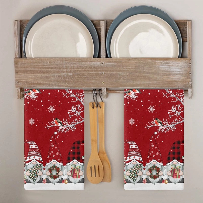 Christmas Holiday Cute Christmas Tree Soft Microfiber Towels|Home & Kitchen Textiles