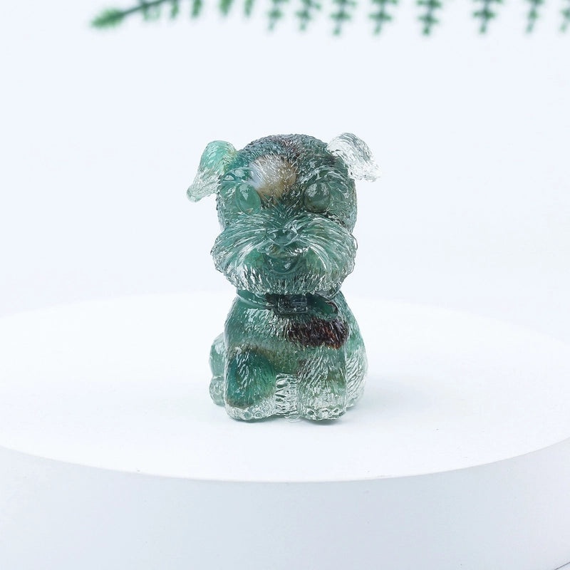 Adorable Dog Shaped Crystal Figurines for Home Decor|Decorative Figurines