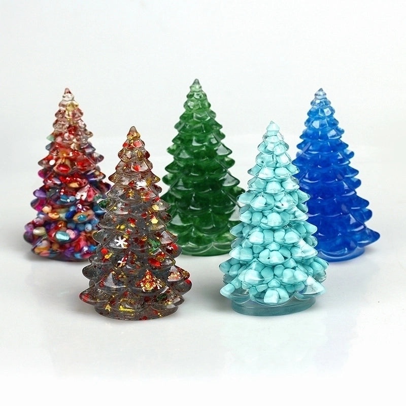 Minimalist Synthetic Resin Christmas Tree Ornaments | Holiday Decorations