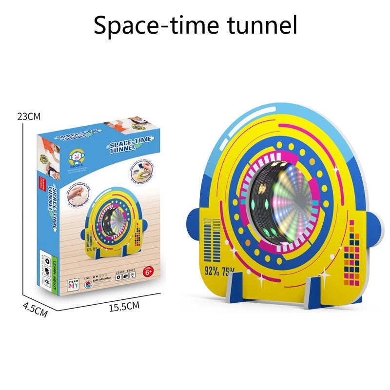 3D Space-Time Tunnel Educational Paper Toy Kit | Educational Toys & Learning Kits