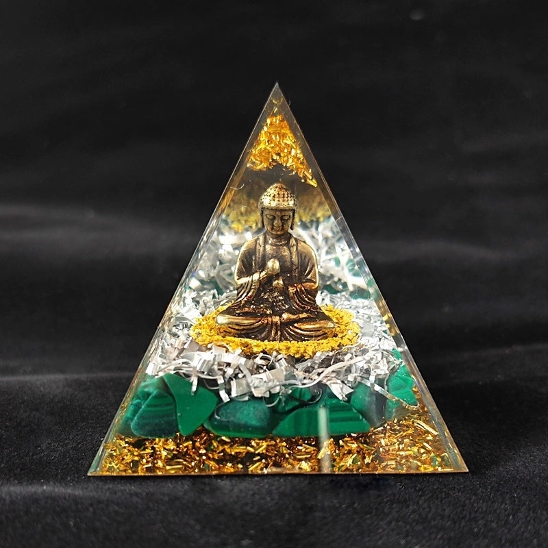 Elegant Triangle Crystal Pyramid Ornament|Home Decor Accessories