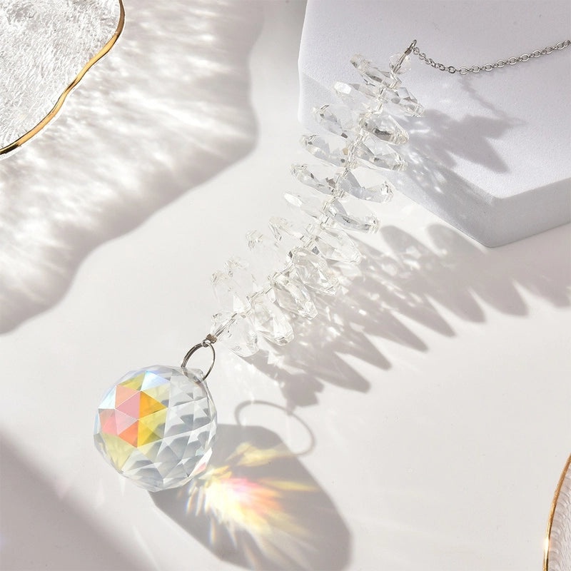 Minimalist Butterfly Crystal Suncatcher Wind Chime Decorative Wall Hanging|Home Decor