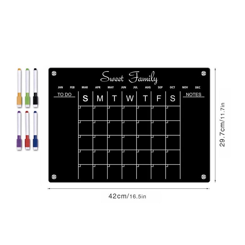 Minimalist Transparent Colored Resin Refrigerator Magnet | Home Decor