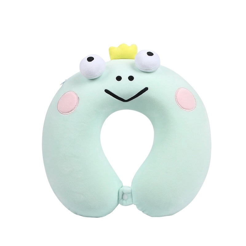 Cartoon Animal Memory Foam U-Shaped Neck Pillow for Travel and Nap | Travel Accessories