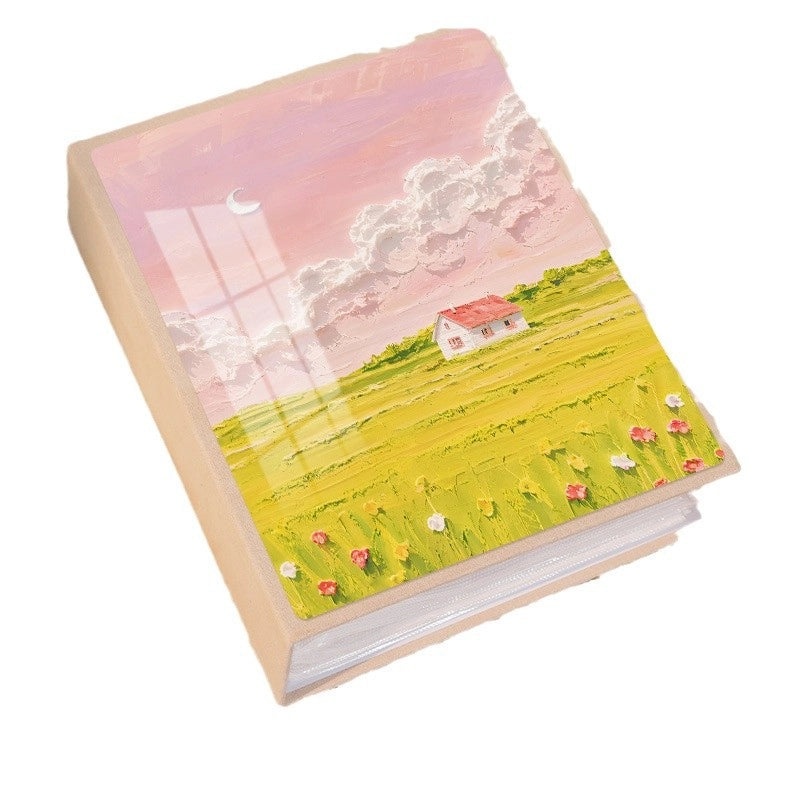 Colorful Oil Painting Suede Photo Album for Daily Fairy Princess Style|Home & Living - Photo Albums & Accessories