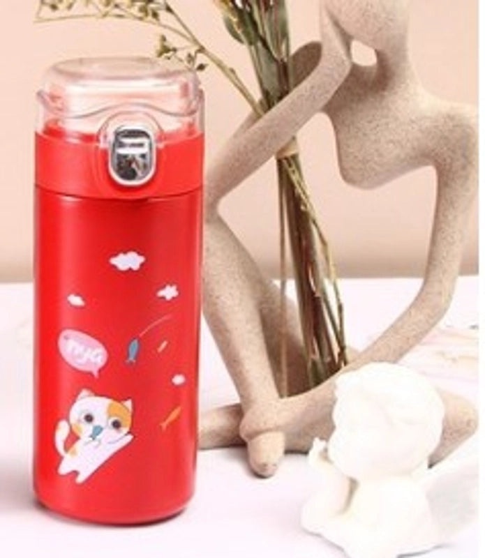 Stylish Solid Color Stainless Steel Water Bottle for Casual Vacation Use | Travel & Outdoor Accessories