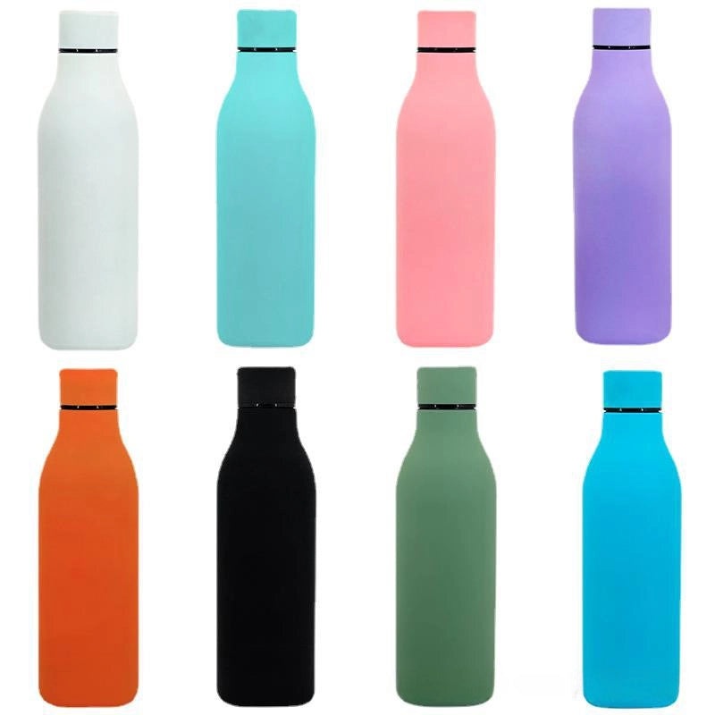 Stainless Steel Vacuum Coke Bottle Double Layer 304 Large Capacity Sports Water Cup|户外运动水杯