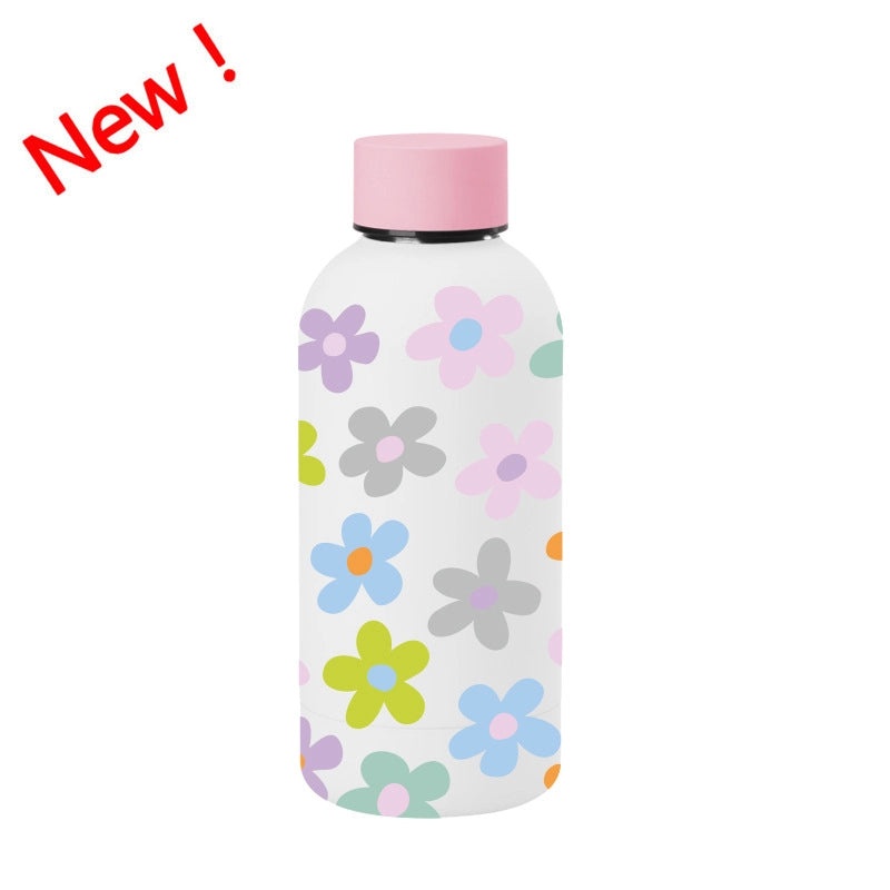 Cute Cartoon Star Stainless Steel Insulated Thermos Cup | Drinkware & Travel Mugs