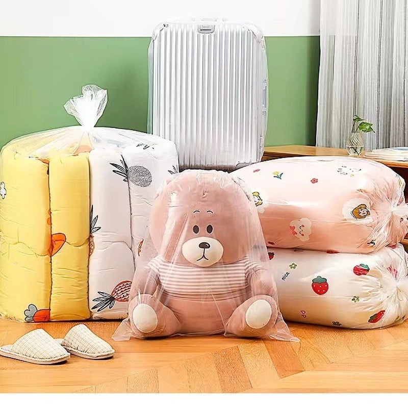 Minimalist Clear Plastic Storage Bag for Household Cleaning Supplies | Home Organization & Storage