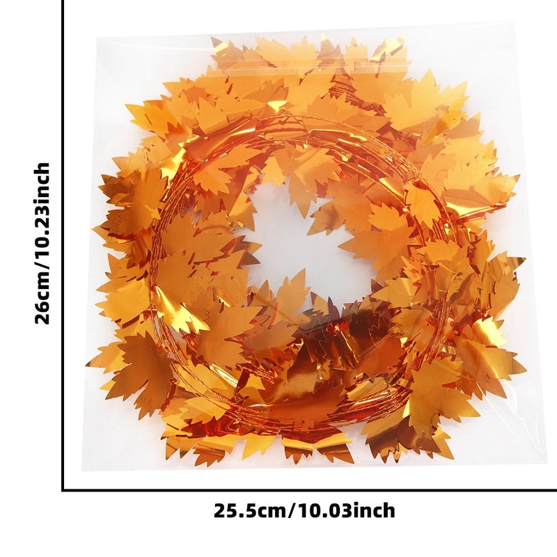 Thanksgiving Maple Leaf Hanging Ornaments Nordic Classic Metal Decor for Harvest Festival|Home Decor