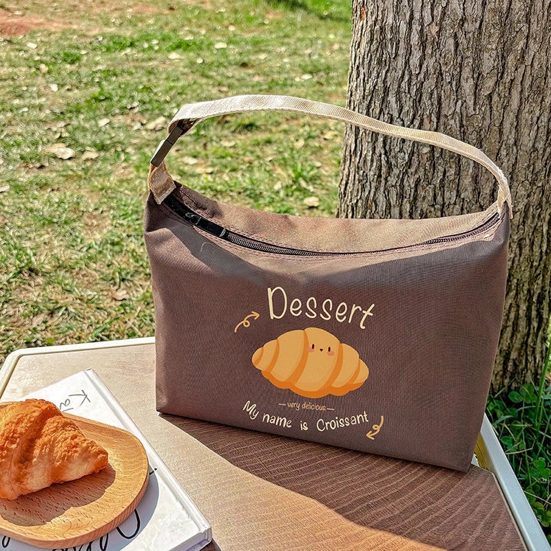 Insulated Lunch Box Bag Portable Thickened Aluminum Foil Meal Bag for Office and Students|Lunch Bags & Coolers