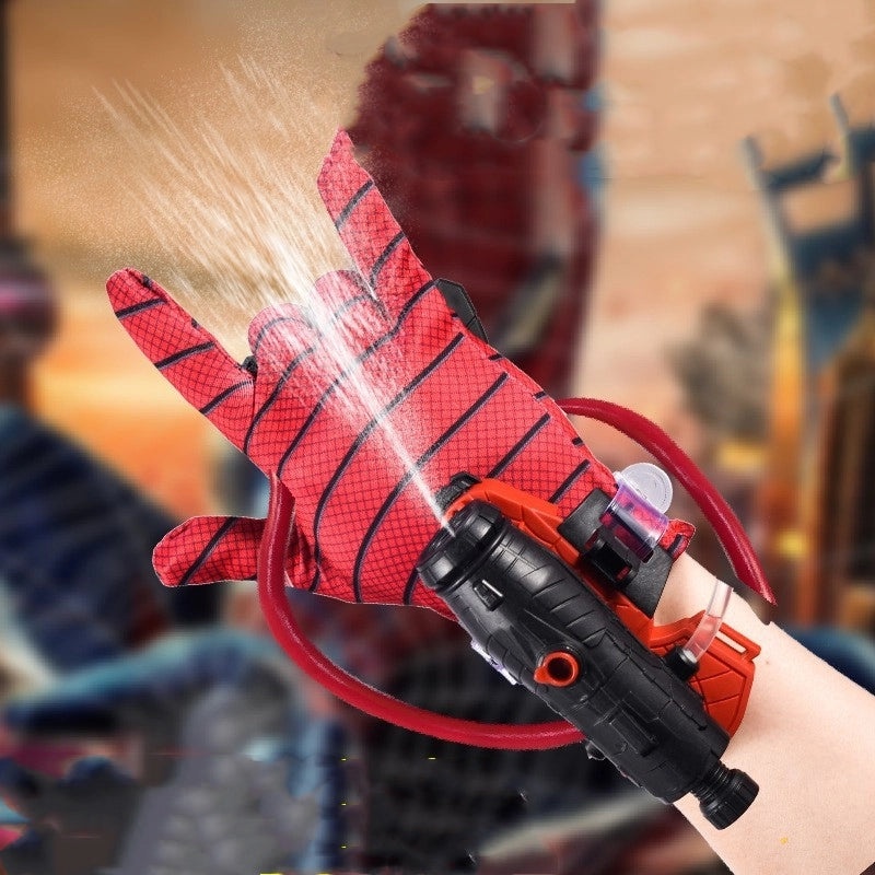 儿童蜘蛛手腕发射器 水枪玩具 手动喷水手套 | 儿童玩具