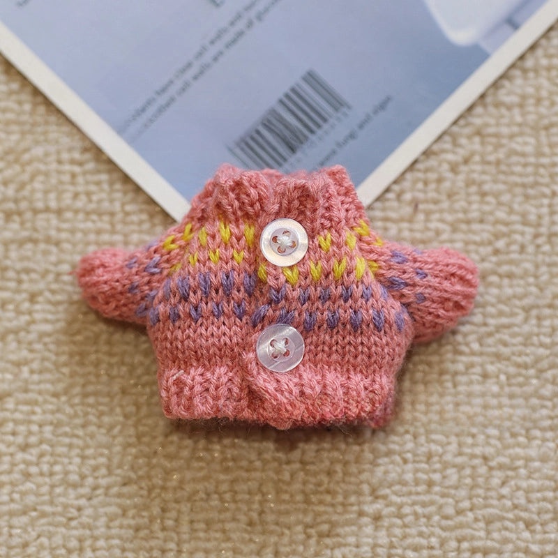 West Highland Hanging Button Sweater for Small Cotton Dolls | Doll Clothes & Accessories