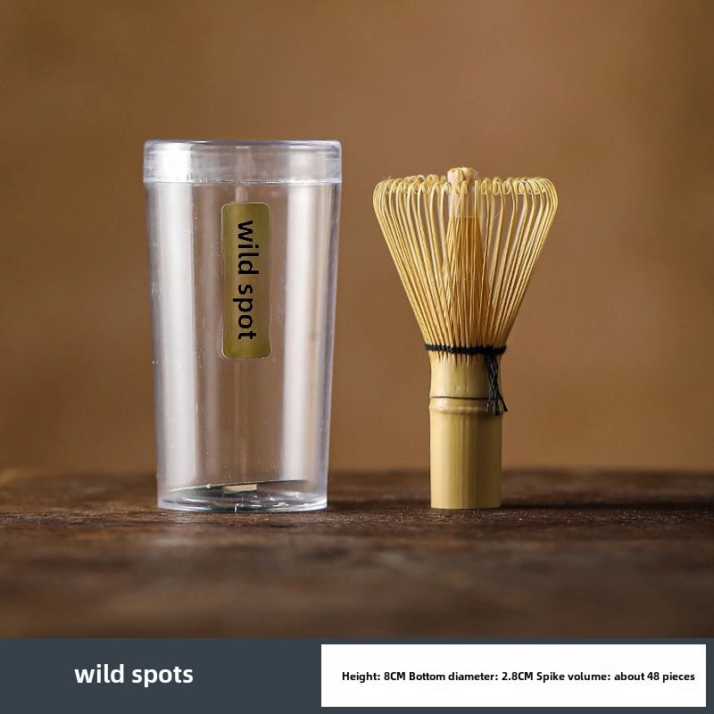 Japanese-style Matcha Bamboo Tea Ceremony Set with Stirring Brush and Wipe | Tea Accessories