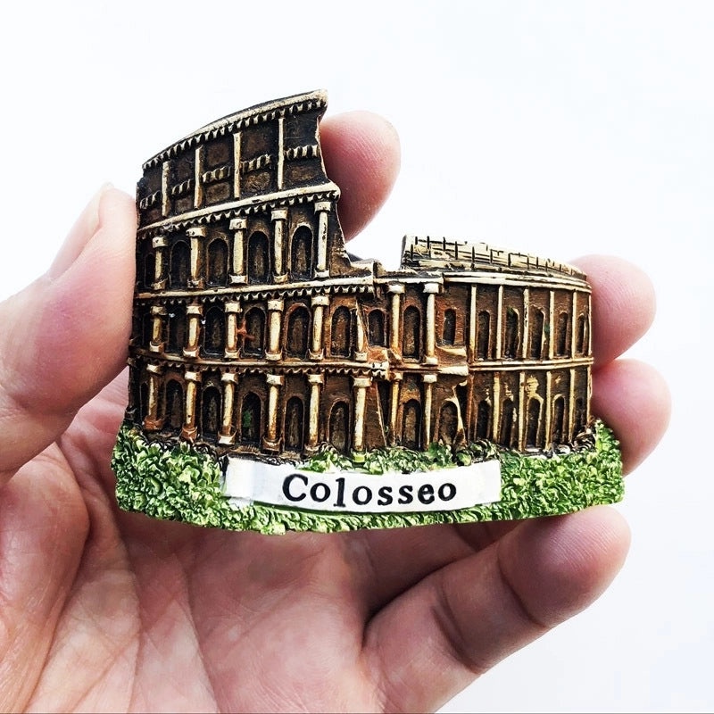 3-Piece Retro Streetwear Color Block Synthetic Resin Magnets Set|Home Decor & Magnets