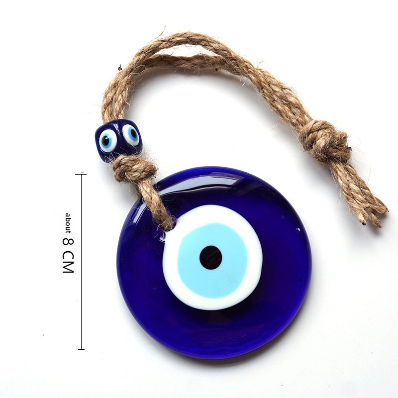 Turkish Blue Evil Eye Glass Pendant Decoration for Home and Office | Home Decor