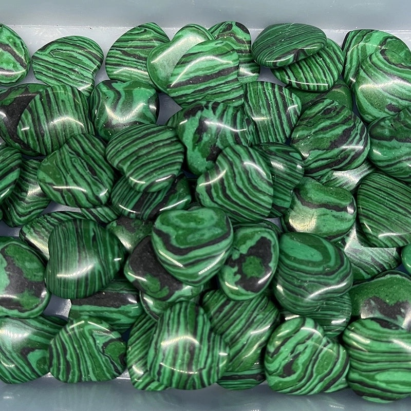 Pink Heart-Shaped Crystal Gemstone 2cm Handmade Decorative Ornament|Home Decor