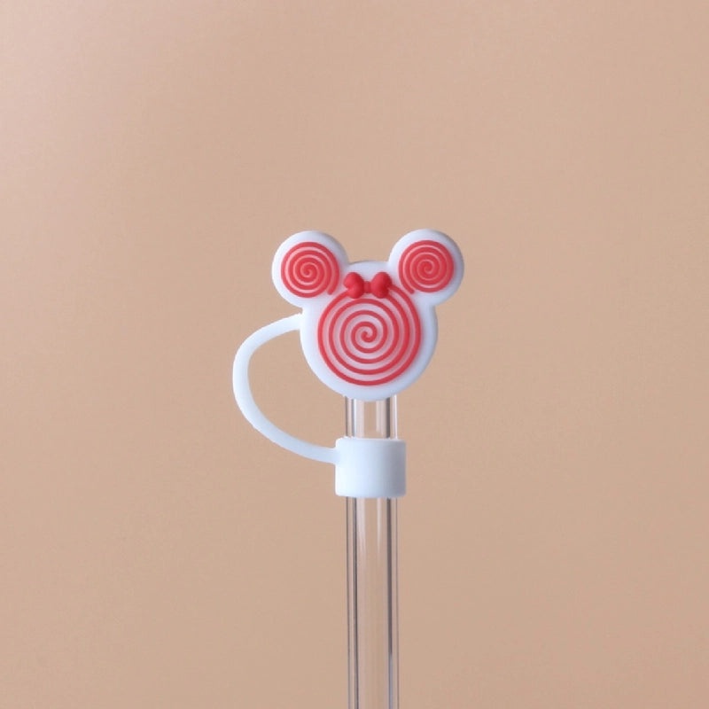 10mm Glass Straw Dust Cover Stainless Steel Cap for Large Diameter Straws Milk Tea Accessories|Drinkware Accessories