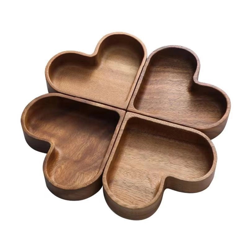 Elegant Casual Solid Color Wooden Plate Single Piece|Home Decor