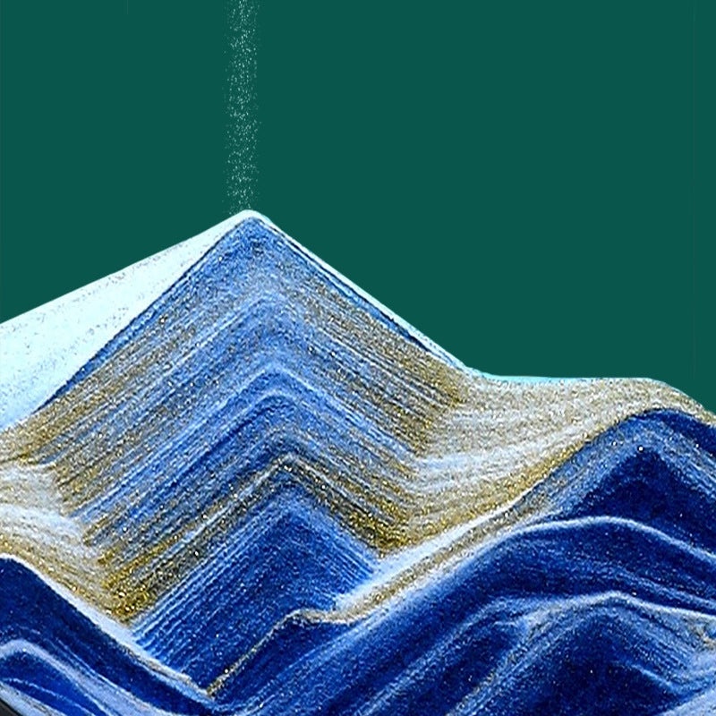 3D Quicksand Painting for Living Room and Office Desktop Decoration | Home Decor & Office Accessories