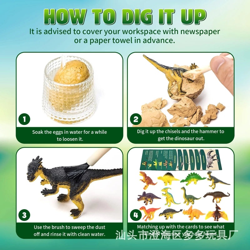 Realistic Dinosaur Model Toy for Kids Ages 7-16 | Educational Animal Simulation Figures | PVC & Gypsum Materials | Kids Toys | Dinosaur Models